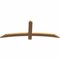 Ekena Millwork Bellingham Timber Gable Bracket, Western Red Cedar, 60"W x 22"H x 1 1/2"D x 3 1/2"F, 9/12 Pitch GBW060X22X0204BEL00SWR - alternate 2